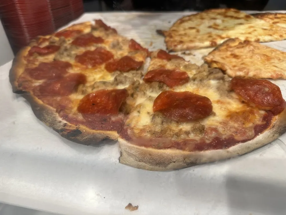 Pepperoni and Sausage Pizza